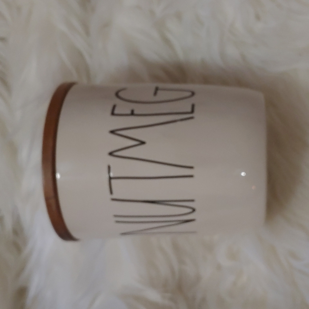 Rae Dunn NUTMEG Canister
